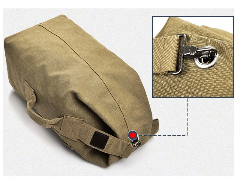 Grand sac de voyage d'alpinisme pour hommes, fourre-tout en toile, seau, à bandoulière, de l'armée, mochilas XA88C Grand sac de voyage d'alpinisme pour hommes, fourre-tout en toile, seau, à bandoulière, de l'armée, mochilas XA88C