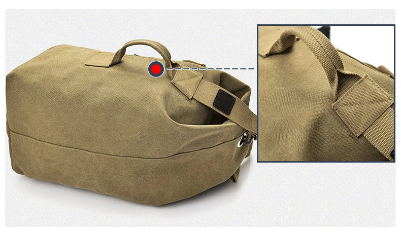 Grand sac de voyage d'alpinisme pour hommes, fourre-tout en toile, seau, à bandoulière, de l'armée, mochilas XA88C Grand sac de voyage d'alpinisme pour hommes, fourre-tout en toile, seau, à bandoulière, de l'armée, mochilas XA88C