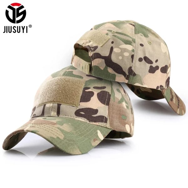 CamSolomon-Casquettes de baseball en maille respirante, chapeau de camionneur, snapback réglable, résistant au soleil, airsoft, sport, chasse, camping