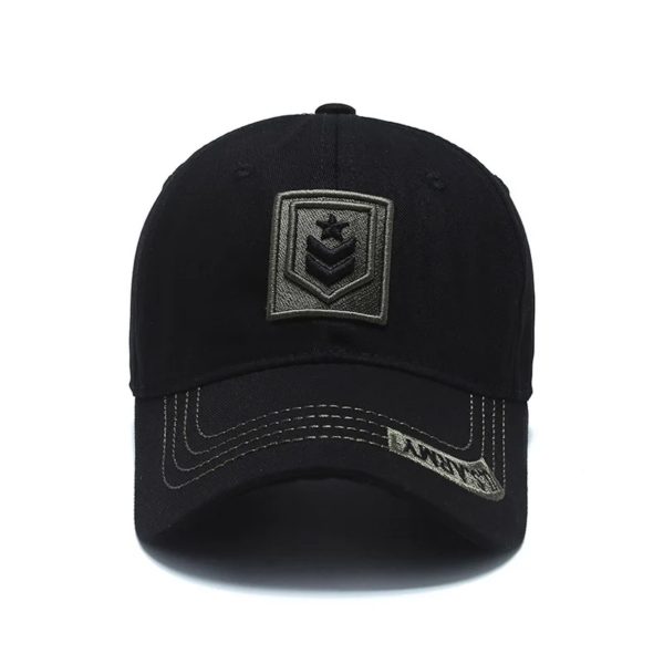 CamSolomon-Casquette de baseball brodée de l'armée américaine pour hommes et femmes, chapeau de protection solaire, casquette Snapback, Dulle, été, nouveau – Image 4