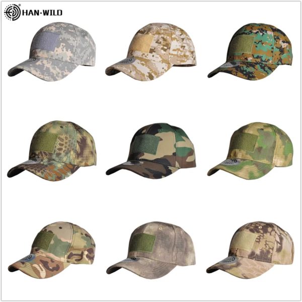 HAN WILD-Casquette de Baseball CamSolomon pour dehors en Plein Air, html, Simplicité, Dulmilitaire, Armée, Broderie