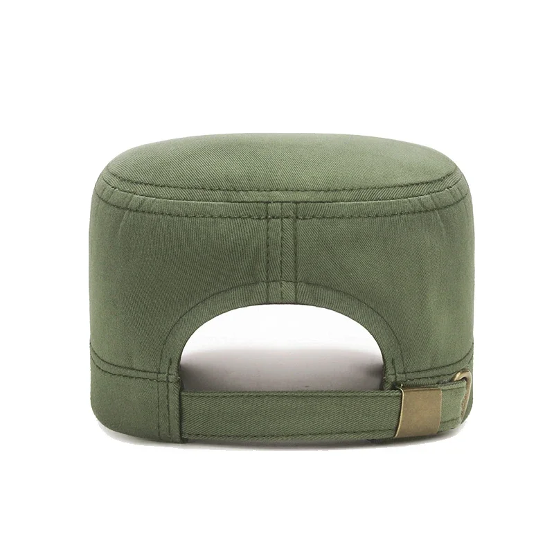 Chapeaux Snapback en coton décontracté classique, sports de plein air, casquette de baseball, casquette de cadet militaire plate, design de style, nouvelle mode
