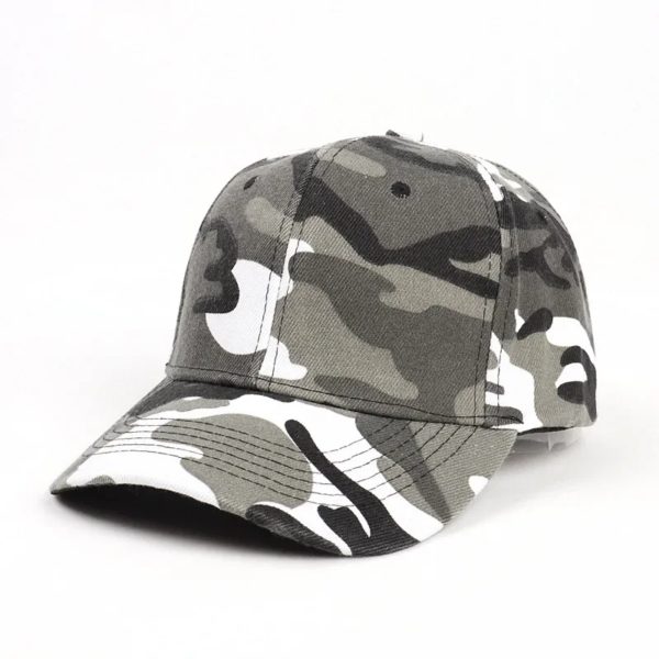 Casquette de Baseball ajustable pour l'été, chapeau de protection solaire, camouflage militaire, airsoft, chasse, camping, randonnée, pêche – Image 6