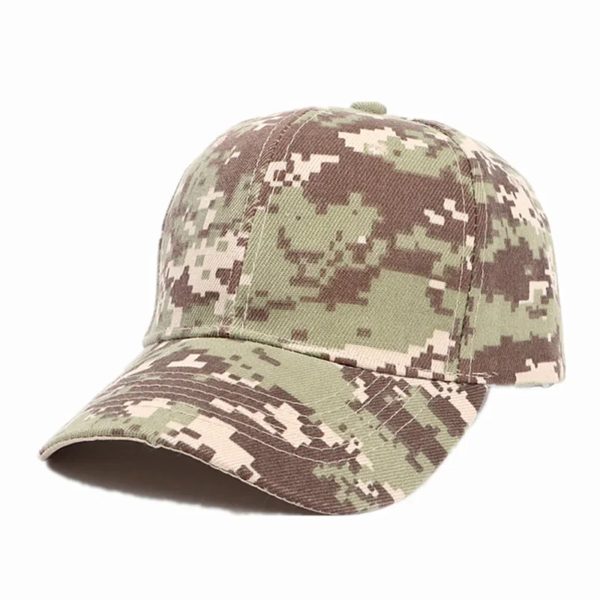 Casquette de Baseball ajustable pour l'été, chapeau de protection solaire, camouflage militaire, airsoft, chasse, camping, randonnée, pêche – Image 5
