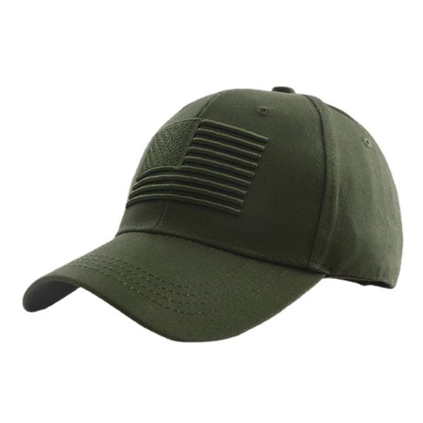 Casquette de baseball Sophia en coton pour hommes, chapeau militaire DulArmy, casquettes de sport, chapeaux jeunesse, sensation américaine, hip hop, papa, noir, vert, nouveau, 2022 – Image 2