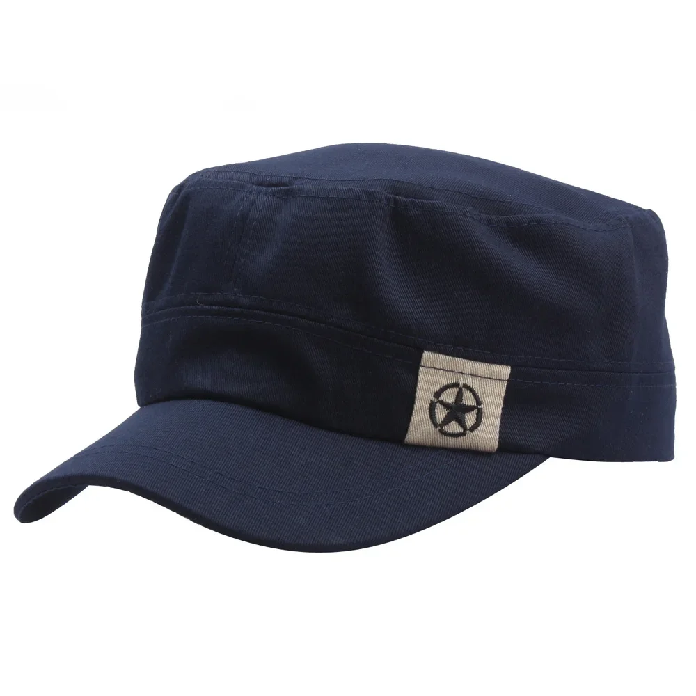 Casquette de baseball militaire en coton solide pour hommes et femmes, chapeau de marin militaire, haut pratique de l'armée, DulSnapback, sports de plein air, printemps