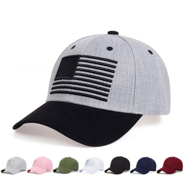 Casquette de Baseball en Coton pour Homme, Chapeau Style Militaire Américain, Hip Hop, Camionneur