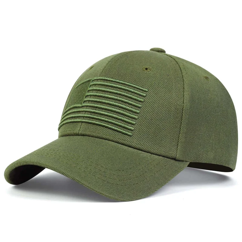 Casquette de Baseball en Coton pour Homme, Chapeau Style Militaire Américain, Hip Hop, Camionneur