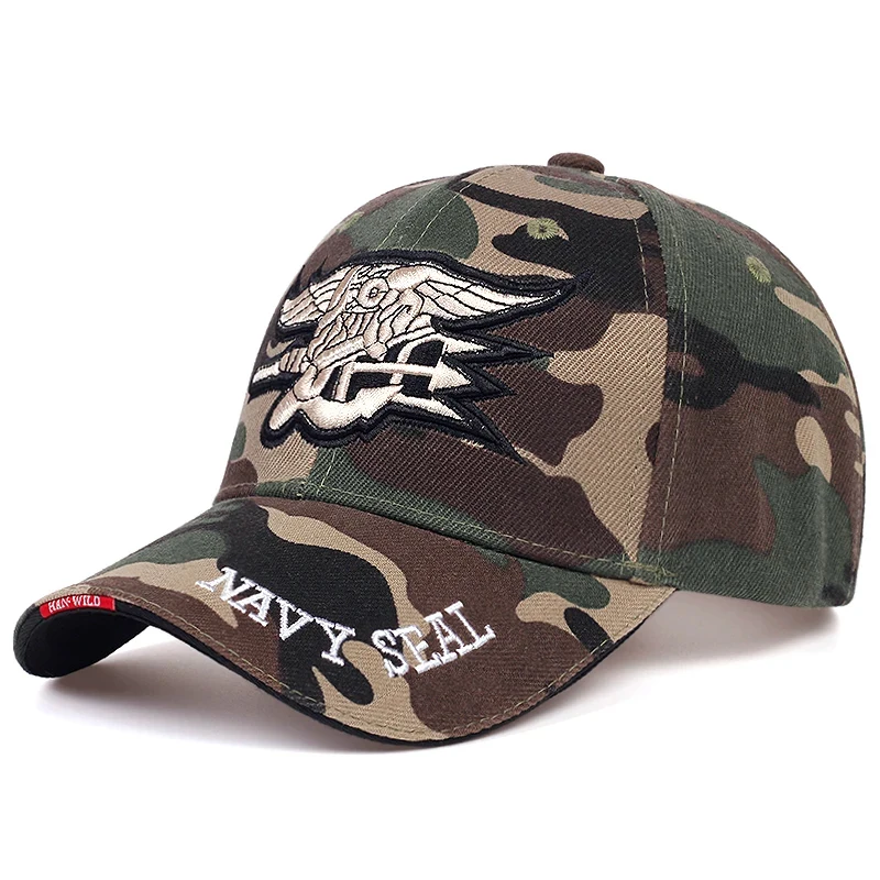Sealteam-Casquette de baseball avec lettres du corps des Marines des États-Unis pour hommes, chapeau de sceaux de la marine, casquette de sport pour adultes, chasse en plein air, aviation, mode