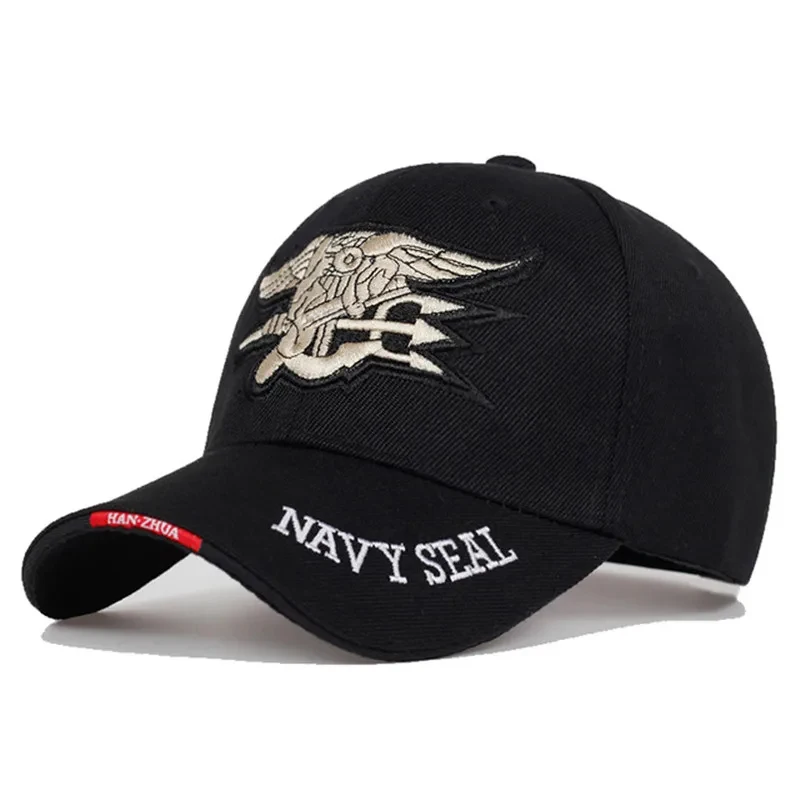 Sealteam-Casquette de baseball avec lettres du corps des Marines des États-Unis pour hommes, chapeau de sceaux de la marine, casquette de sport pour adultes, chasse en plein air, aviation, mode