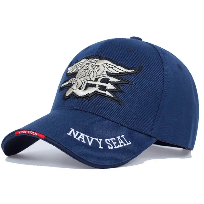 Sealteam-Casquette de baseball avec lettres du corps des Marines des États-Unis pour hommes, chapeau de sceaux de la marine, casquette de sport pour adultes, chasse en plein air, aviation, mode