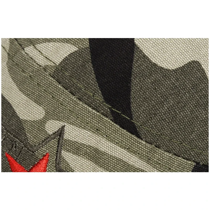 Casquette de baseball décontractée pour hommes et femmes, chapeaux Snapback de sport en plein air, militaire américain, dessus plat souple, conception de casquette de l'armée, nouvelle mode