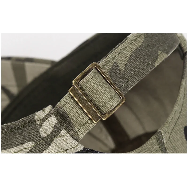 Casquette de baseball décontractée pour hommes et femmes, chapeaux Snapback de sport en plein air, militaire américain, dessus plat souple, conception de casquette de l'armée, nouvelle mode