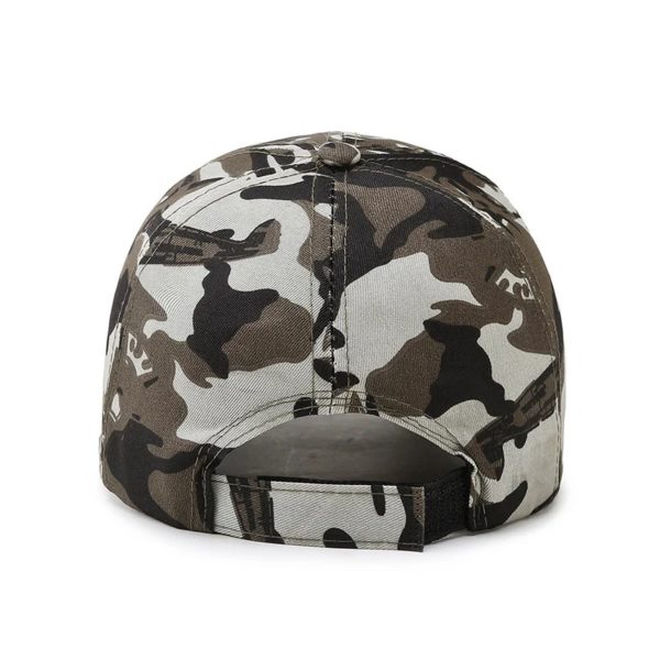 Casquette de Baseball ajustable pour l'été, chapeau de protection solaire, camouflage militaire, airsoft, chasse, camping, randonnée, pêche – Image 5