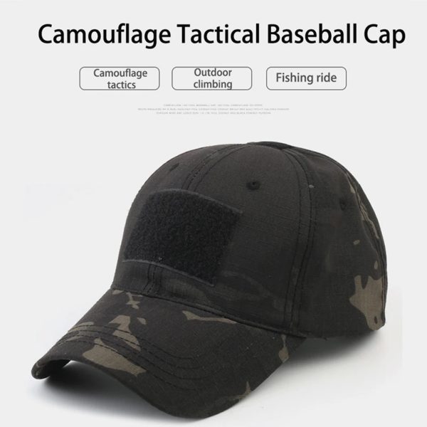 Casquettes de baseball CamSolomon Duloutcentré, chapeau réglable de soldat, skip paintball