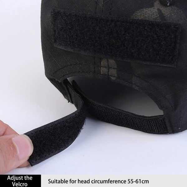Casquettes de baseball CamSolomon Duloutcentré, chapeau réglable de soldat, skip paintball – Image 3