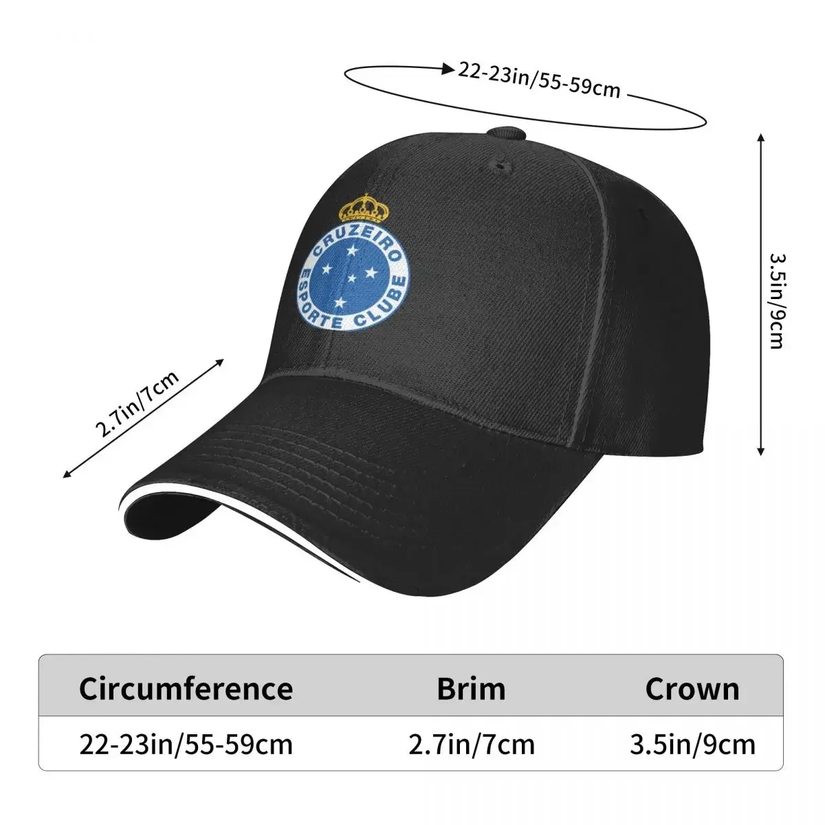 Cruzeiro-Casquette de baseball militaire pour homme et femme, chapeau de soleil