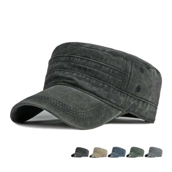 Casquettes de baseball de l'armée pour hommes et femmes, dessus plat, solide, garçon, chasse, militaire, DulSnapback, mâle, été, noir, soldat, papa, chapeaux