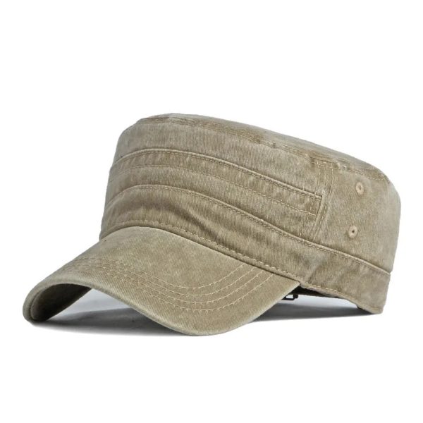 Casquettes de baseball de l'armée pour hommes et femmes, dessus plat, solide, garçon, chasse, militaire, DulSnapback, mâle, été, noir, soldat, papa, chapeaux – Image 6