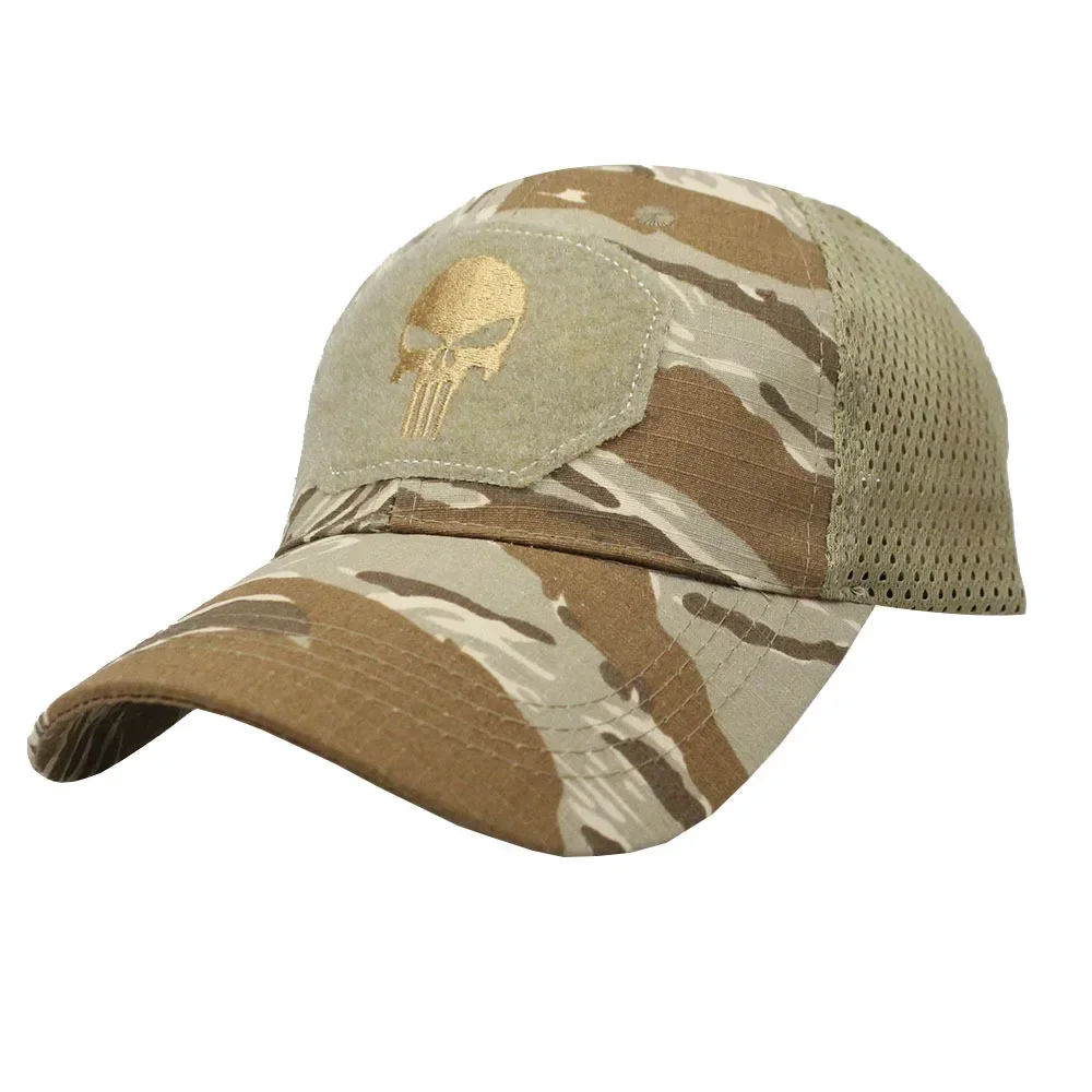Casquettes de baseball en maille pour hommes et femmes, couvre-chef de camionneur, couvre-chef d'extérieur, couvre-chef militaire, pare-soleil, été, airsoft
