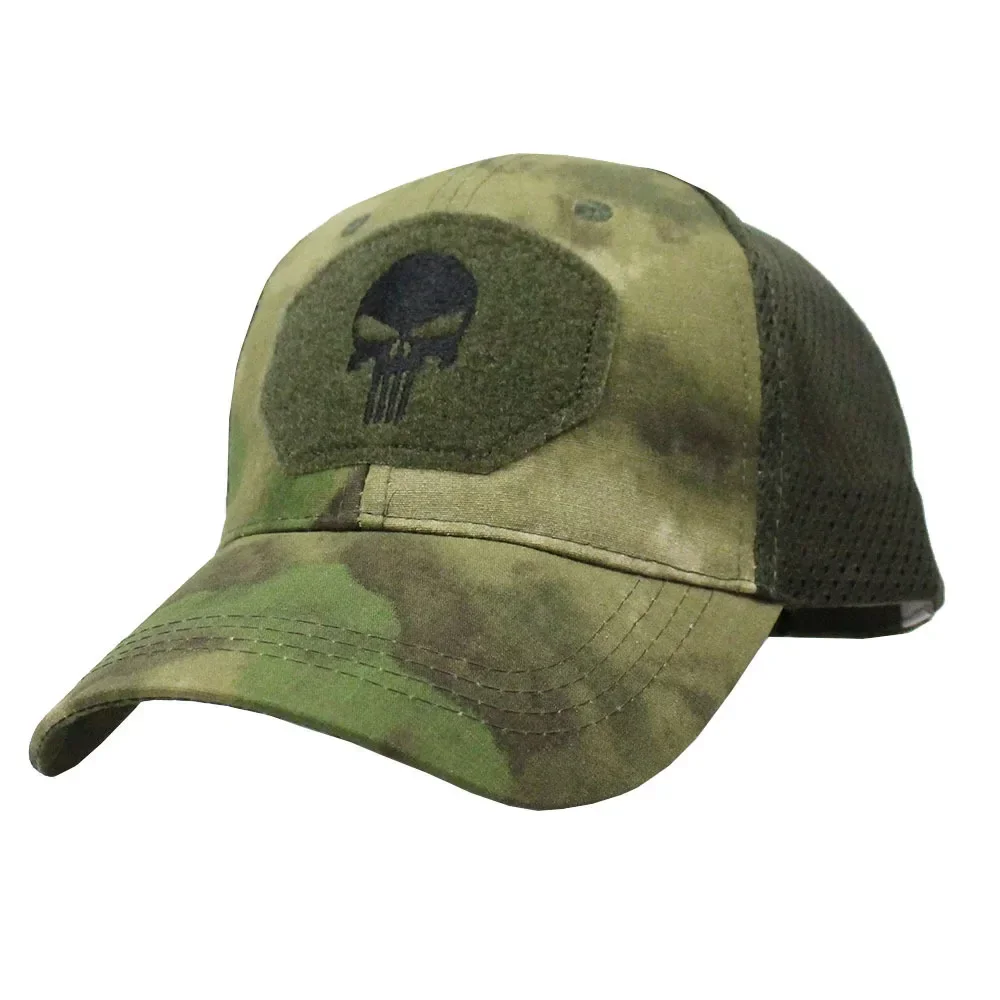 Casquettes de baseball en maille pour hommes et femmes, couvre-chef de camionneur, couvre-chef d'extérieur, couvre-chef militaire, pare-soleil, été, airsoft