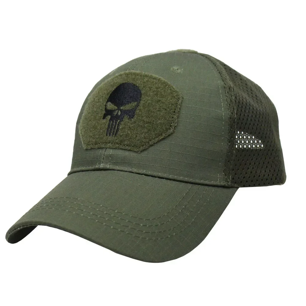 Casquettes de baseball en maille pour hommes et femmes, couvre-chef de camionneur, couvre-chef d'extérieur, couvre-chef militaire, pare-soleil, été, airsoft