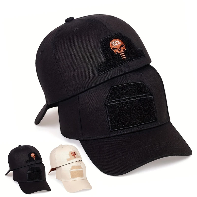 SEAL TEAMTSNK-Chapeau militaire extensible pour homme et femme, casquette DulCap, snapback, course à pied, pêche