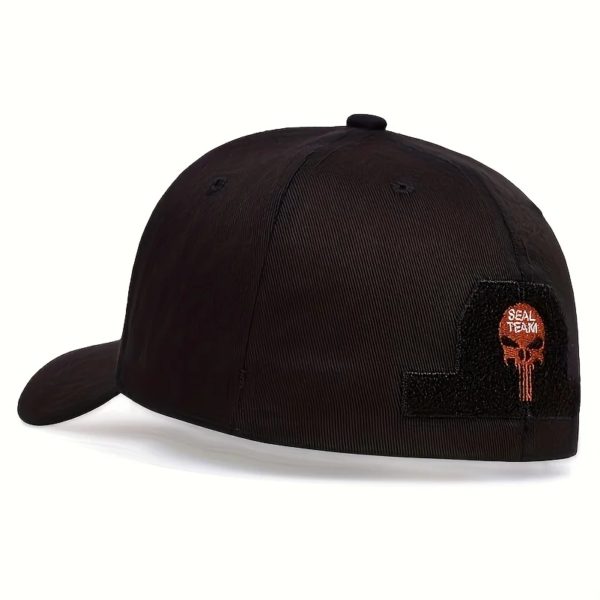 SEAL TEAMTSNK-Chapeau militaire extensible pour homme et femme, casquette DulCap, snapback, course à pied, pêche – Image 5