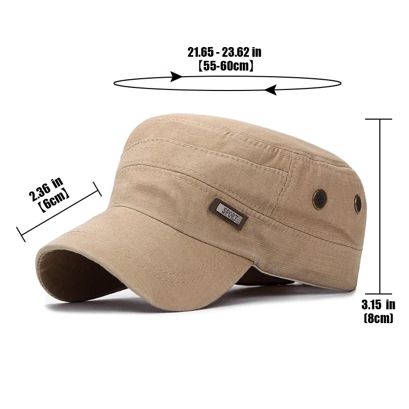 Casquette unisexe réglable Snapback, casquette plate de cadet militaire, vêtements de mode, sports de plein air décontractés, baseball, irritation, nouveau