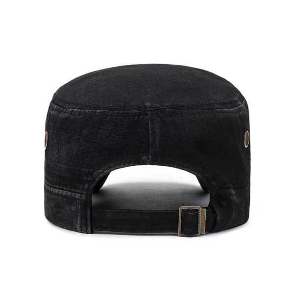 Casquette unisexe réglable Snapback, casquette plate de cadet militaire, vêtements de mode, sports de plein air décontractés, baseball, irritation, nouveau – Image 5