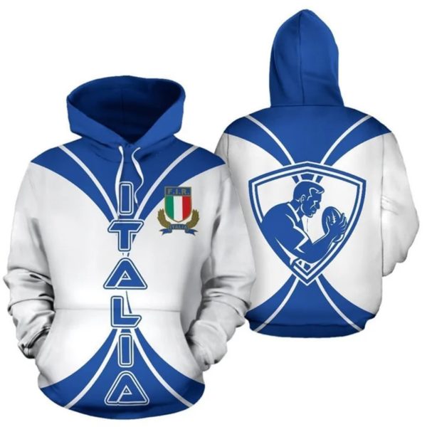 Sweats à capuche College en 3D pour hommes, pulls de l'armée de sport italienne, vêtements de mode, carte de sensation d'Italie, PVD, nouveau – Image 5