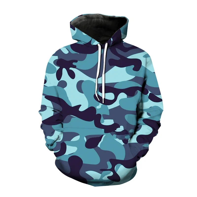 CamSolomon-Sweat à capuche de style armée pour hommes et femmes, pull imprimé en 3D, sweat à capuche mode Harajuku Streetwear, manteau, vêtements masculins
