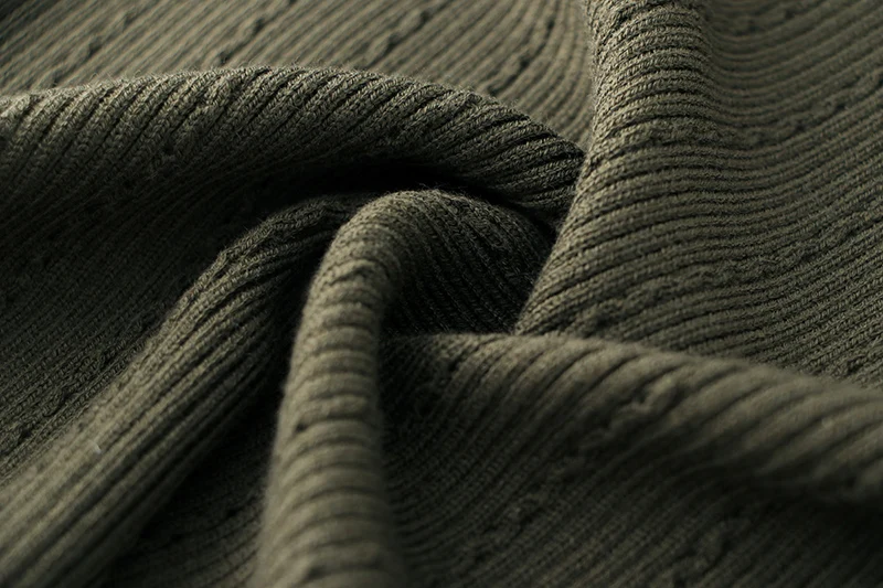 Pull à col roulé en mélange de laine pour femme, chandail de luxe, vert armée, chaud, hiver, épaulettes, décontracté, tricoté