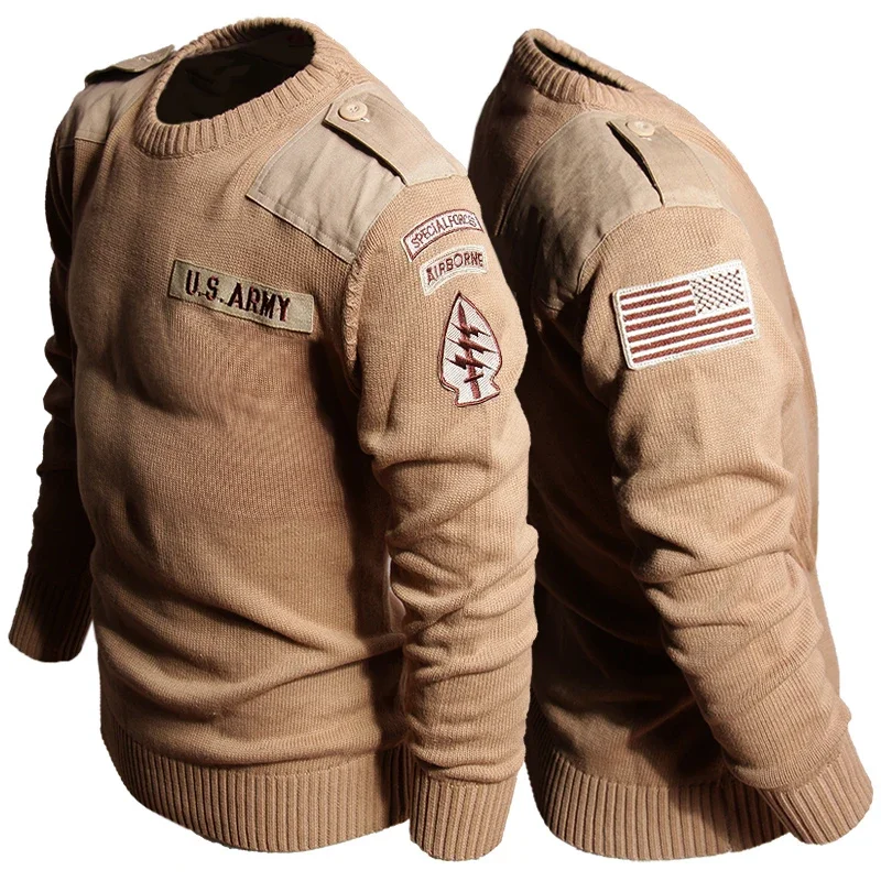 1303 O Neck Khaki