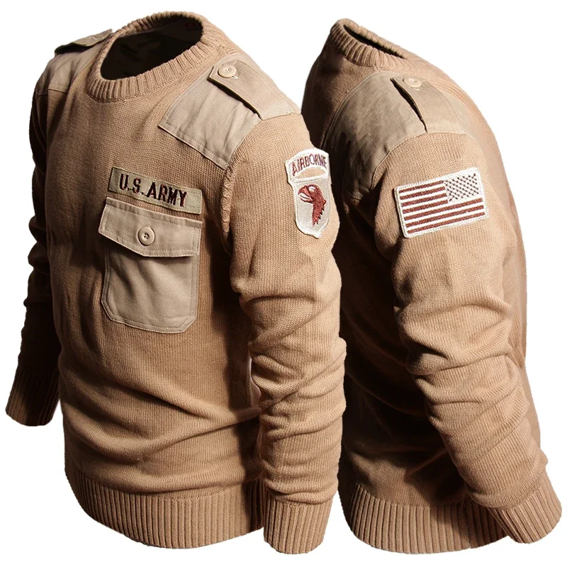 1301 O Neck khaki