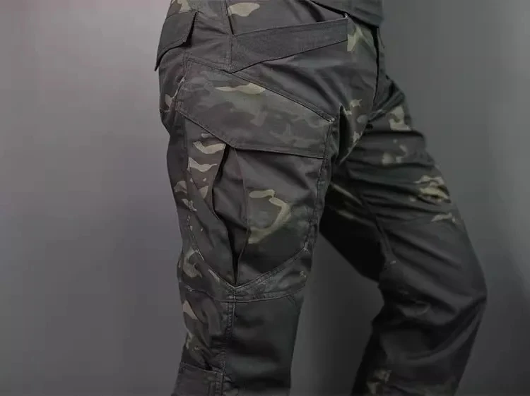 DulHiking-Vêtements Airsoft trempés de grenouille pour hommes, ensemble de 2 pièces, chemises d'assaut de chasse, uniforme de tir des forces spéciales, pantalon