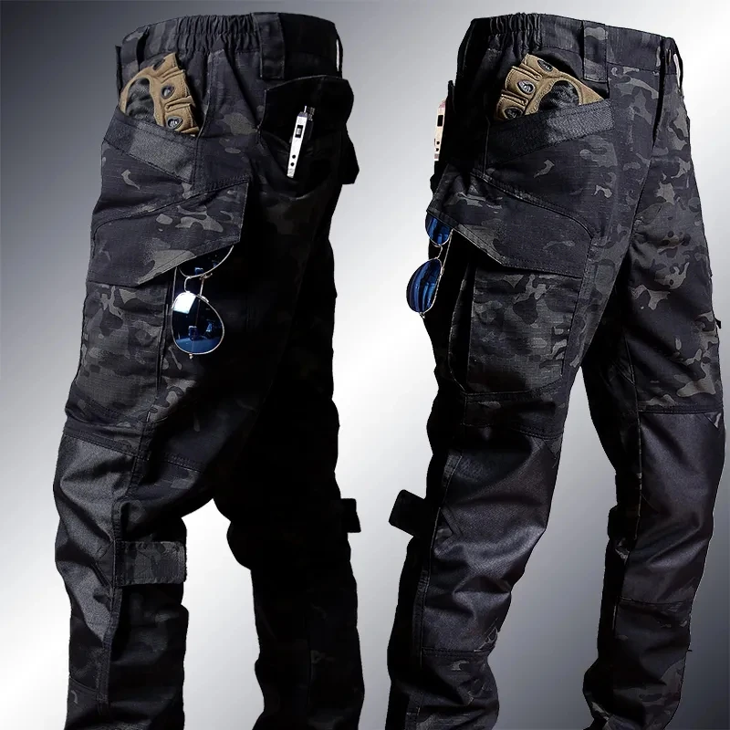 DulHiking-Vêtements Airsoft trempés de grenouille pour hommes, ensemble de 2 pièces, chemises d'assaut de chasse, uniforme de tir des forces spéciales, pantalon