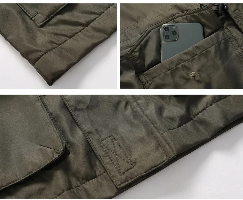 Veste de sport militaire imperméable pour homme, manteau de pilote, coupe-vent, sweat à capuche, vêtements de l'armée de chasse