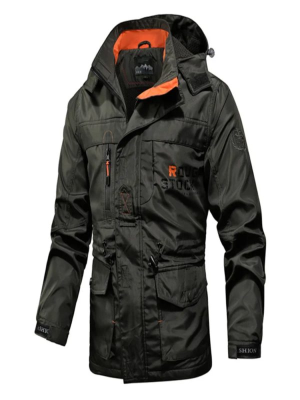 Veste de sport militaire imperméable pour homme, manteau de pilote, coupe-vent, sweat à capuche, vêtements de l'armée de chasse