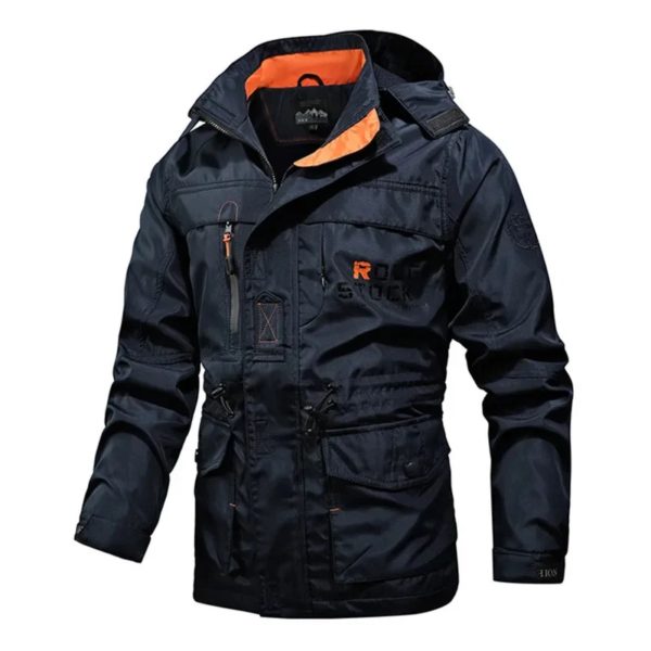 Veste de sport militaire imperméable pour homme, manteau de pilote, coupe-vent, sweat à capuche, vêtements de l'armée de chasse – Image 4
