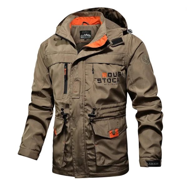 Veste de sport militaire imperméable pour homme, manteau de pilote, coupe-vent, sweat à capuche, vêtements de l'armée de chasse – Image 3