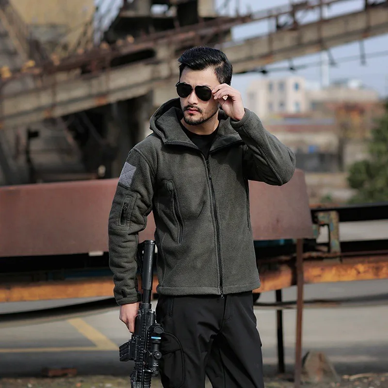 Sweat à capuche à manches longues pour hommes, sweat-shirt chaud, manteau d'entraînement, vêtements pour hommes