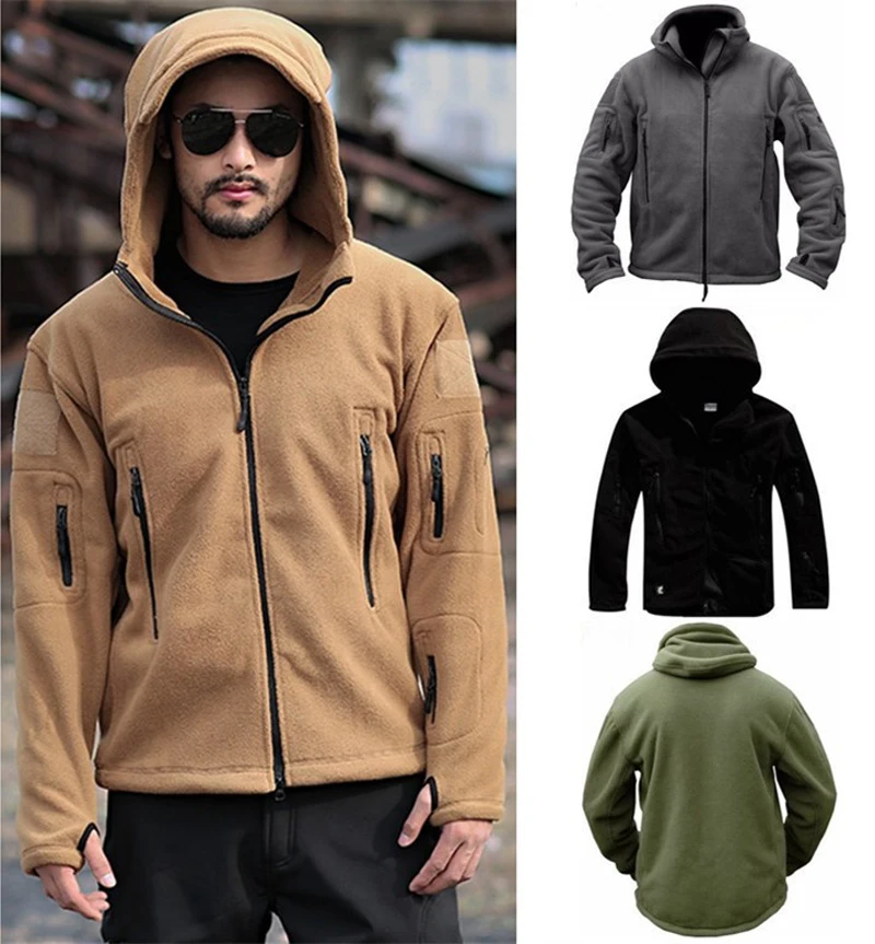 Sweat à capuche à manches longues pour hommes, sweat-shirt chaud, manteau d'entraînement, vêtements pour hommes