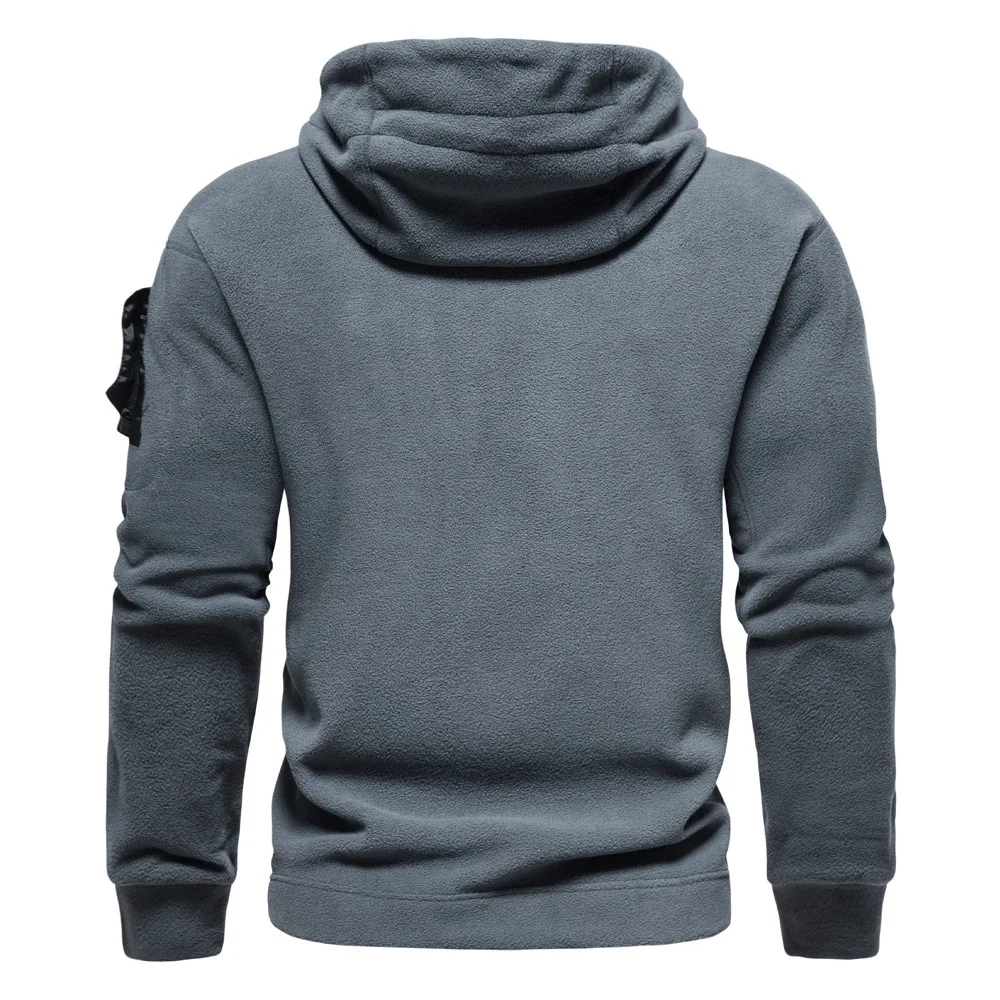 Sweat à capuche d'extérieur pour hommes, automne et hiver Sweat-shirt Smile Sportedly pour homme, tenue unique, document pur, nouveau style