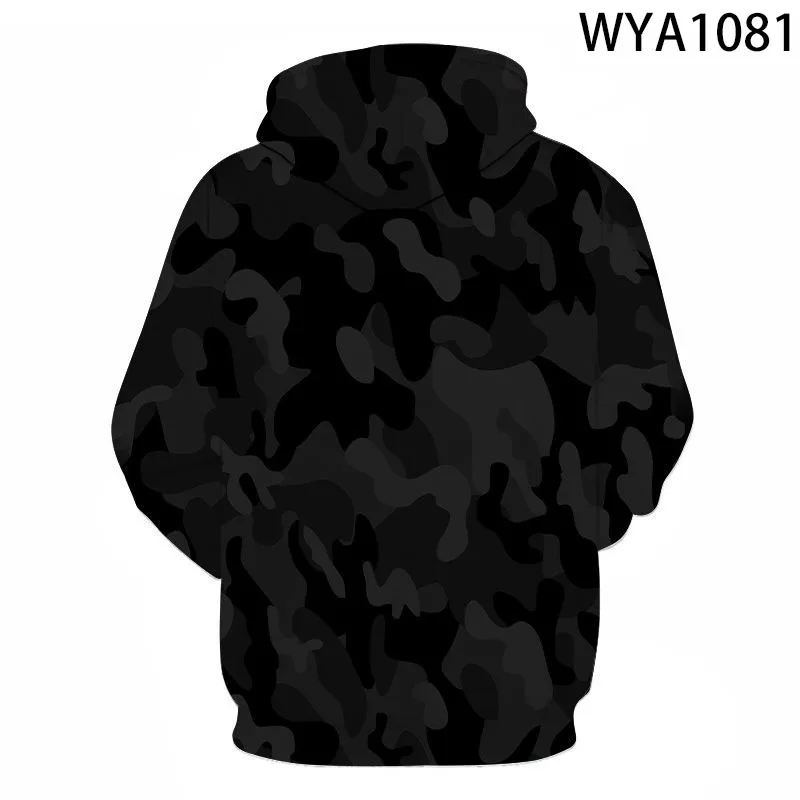 Sweat à capuche imprimé camsalomon militaire pour hommes et femmes, sweats à capuche 3D pour enfants, sweat-shirt décontracté pour garçon et fille, streetwear cool pour enfants, pull à capuche, nouveau, 2022