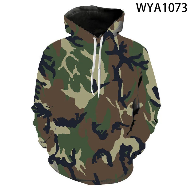 Sweat à capuche imprimé camsalomon militaire pour hommes et femmes, sweats à capuche 3D pour enfants, sweat-shirt décontracté pour garçon et fille, streetwear cool pour enfants, pull à capuche, nouveau, 2022