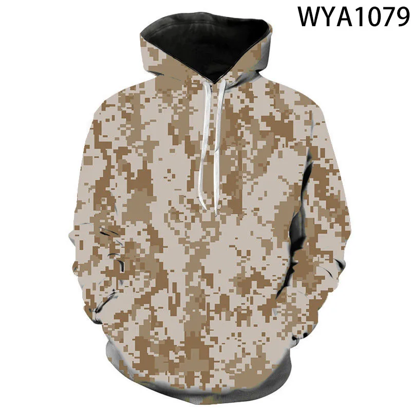 Sweat à capuche imprimé camsalomon militaire pour hommes et femmes, sweats à capuche 3D pour enfants, sweat-shirt décontracté pour garçon et fille, streetwear cool pour enfants, pull à capuche, nouveau, 2022