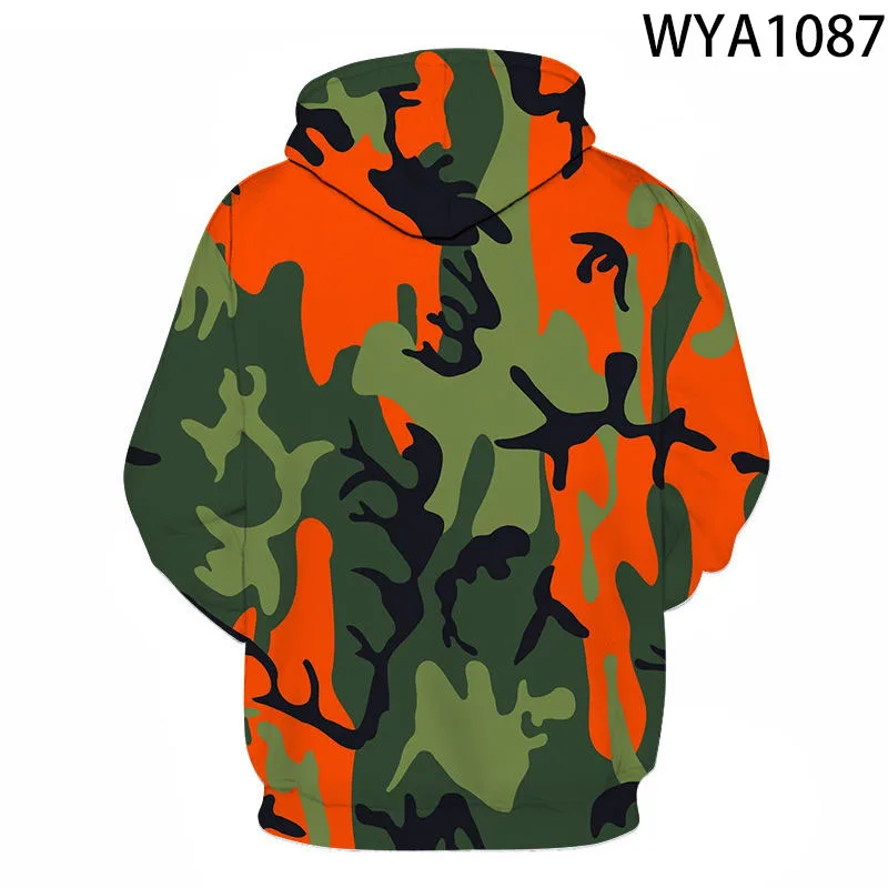 Sweat à capuche imprimé camsalomon militaire pour hommes et femmes, sweats à capuche 3D pour enfants, sweat-shirt décontracté pour garçon et fille, streetwear cool pour enfants, pull à capuche, nouveau, 2022