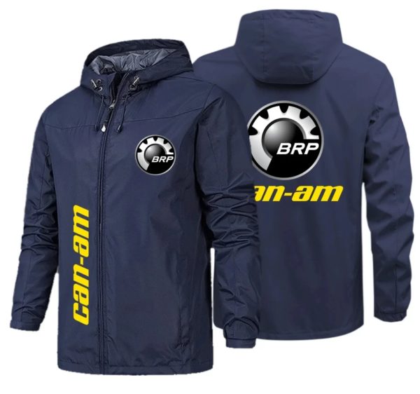 BRP Can am Logo DulMilitary Jacket Outdoor Hoodie Zipper Casual S-5XL 2024 Printemps et Automne Nouvelle Collection – Image 5