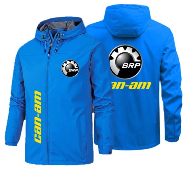 BRP Can am Logo DulMilitary Jacket Outdoor Hoodie Zipper Casual S-5XL 2024 Printemps et Automne Nouvelle Collection – Image 2